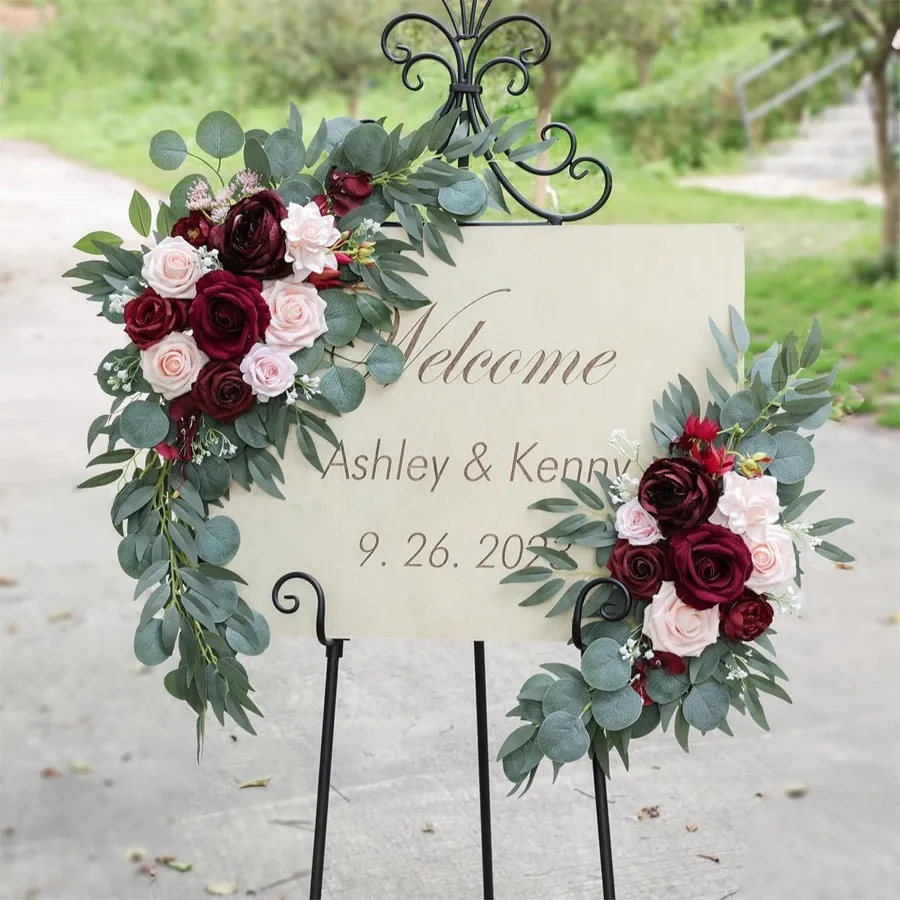 Ký hiệu hoa cao cấp burgundy