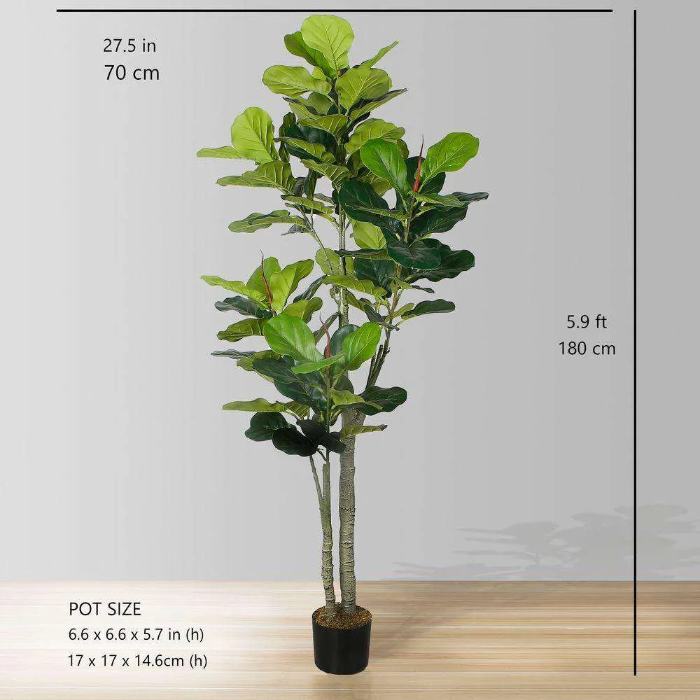 Cây chậu lá nhân tạo