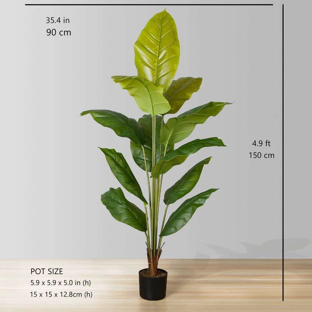 Cây chậu lá nhân tạo Spathiphyllum (nhiều kích cỡ)