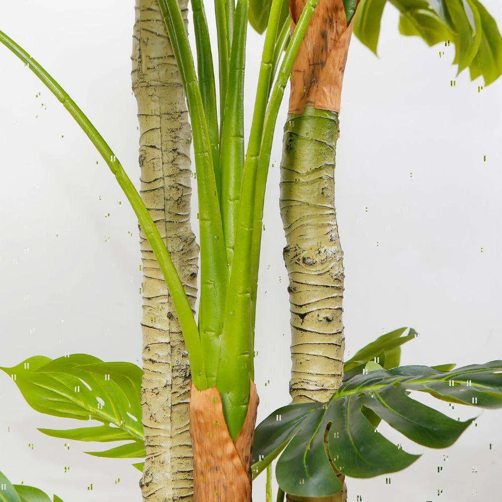 Cây chậu Monstera nhân tạo cao cấp (nhiều kích cỡ）