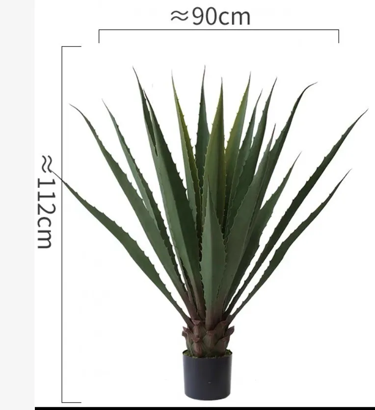 Cây chậu cây agave nhân tạo