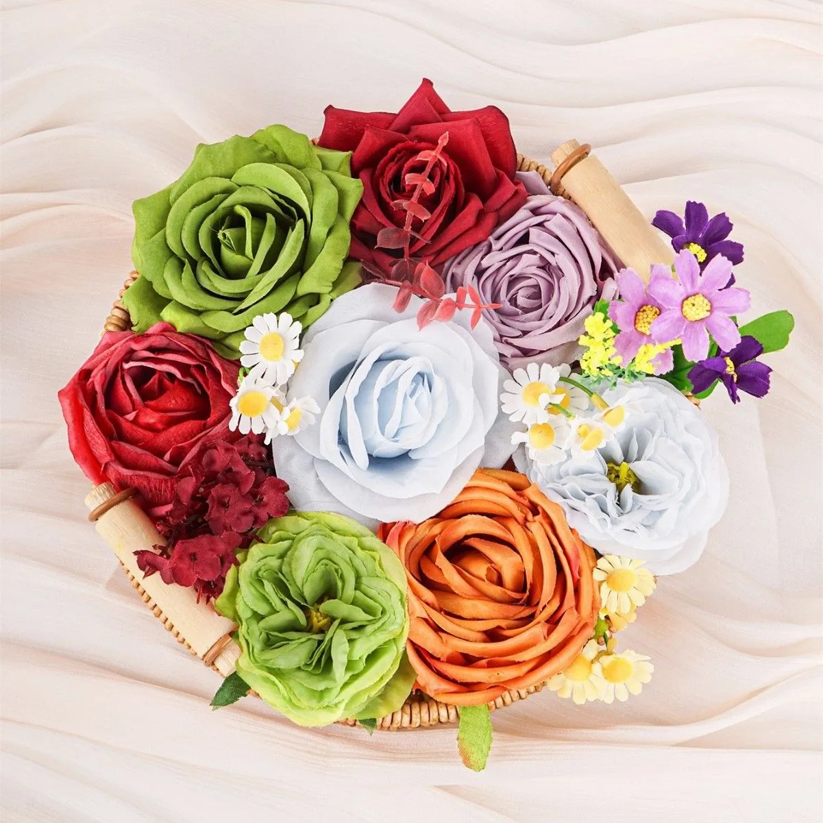 nhiều màu sắc