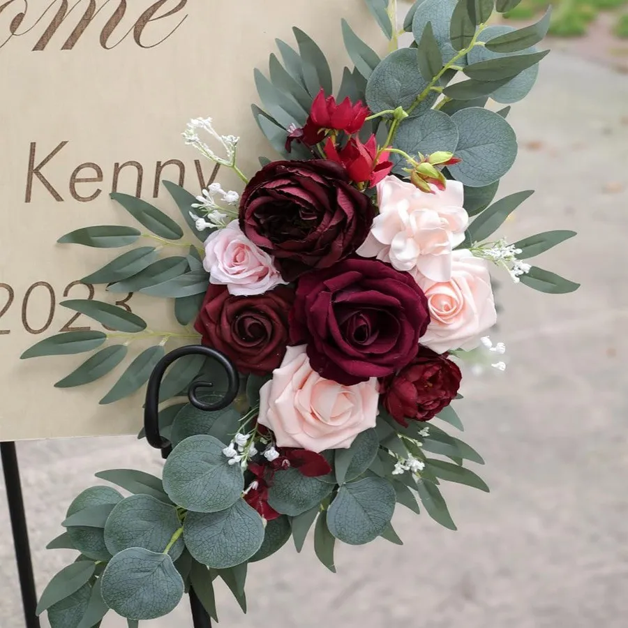 Ký hiệu hoa cao cấp burgundy