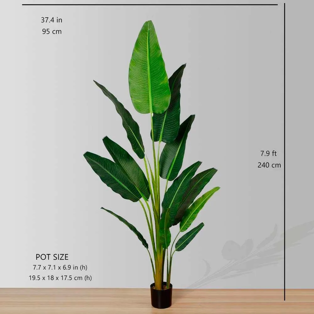 Du khách nhân tạo cây cọ cây chậu cây