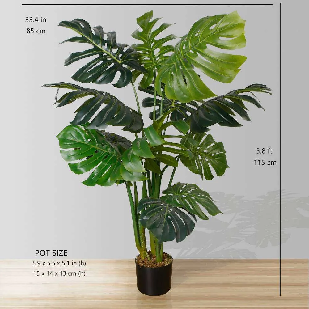 Hổ phách Monstera Potted Plant 45